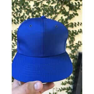 Vintage Youngan Blue Blank Snapback Hat